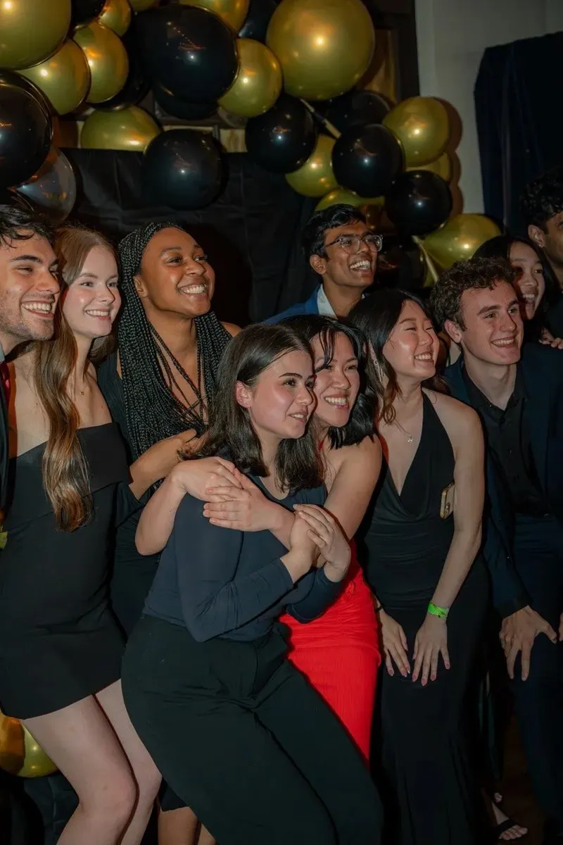 Brothers laughing and celebrating together at the 10th Annual Banquet